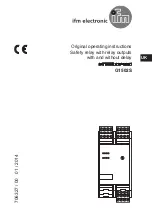 IFM Electronic efector 100 G1502S Original Operating Instructions preview