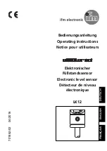 Preview for 1 page of IFM Electronic Efector 160 LK1222 Operating Instructions Manual