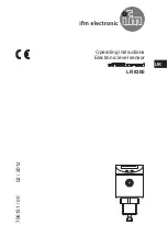 IFM Electronic efector 160 LR8300 Operating Instructions Manual preview