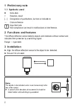 Preview for 2 page of IFM Electronic efector 200 OIH5 Series Operating Instructions