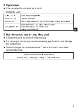 Предварительный просмотр 9 страницы IFM Electronic efector 200 OJ51 Series Operating Instructions Manual