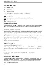 Preview for 4 page of IFM Electronic efector 250 O2D22x Operating Instructions Manual