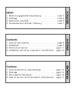 Предварительный просмотр 2 страницы IFM Electronic Efector 300 SA1000 Operating Instructions Manual