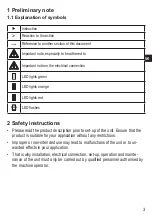 Предварительный просмотр 3 страницы IFM Electronic Efector 300 SI0556 Operating Instructions Manual