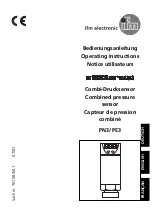 Preview for 1 page of IFM Electronic Efector 500 PN3 Operating Instructions Manual