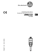 Preview for 1 page of IFM Electronic Efector 600 TC7430 Operating Instructions