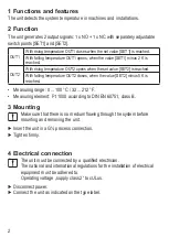 Preview for 2 page of IFM Electronic Efector 600 TC7430 Operating Instructions