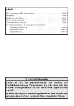 Предварительный просмотр 2 страницы IFM Electronic efector 600 Operating Instructions Manual