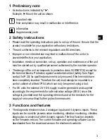 Preview for 3 page of IFM Electronic efector 800 VSE100 Operating Instructions Manual