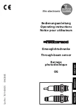 Предварительный просмотр 1 страницы IFM Electronic efector200 OG Series Operating Instructions Manual