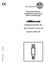 Preview for 1 page of IFM Electronic Efector200 OG Installation Instructions Manual