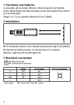 Preview for 2 page of IFM Electronic efector200 OGP50 Series Operating Instructions