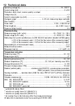 Предварительный просмотр 23 страницы IFM Electronic efector300 SD8001 Operating Instructions Manual