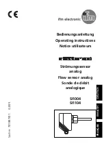 Preview for 1 page of IFM Electronic efector300 SI1004 Operating Instructions Manual