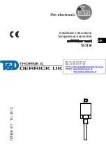 IFM Electronic efector600 TA3130 Installation Instructions preview