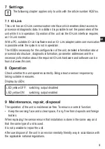 Preview for 9 page of IFM Electronic KQ5 Series Operating Instructions Manual