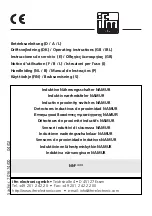 Предварительный просмотр 1 страницы IFM Electronic NAMUR NN5008 Operating Instructions