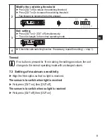 Предварительный просмотр 9 страницы IFM Electronic OBF5 SERIES Operating Instructions Manual