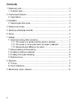 Preview for 2 page of IFM Electronic OBF5xx Operating Instructions Manual