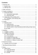 Preview for 2 page of IFM Electronic OPD100 Operating Instructions Manual