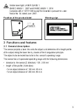 Preview for 5 page of IFM Electronic OPD100 Operating Instructions Manual