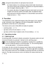 Preview for 10 page of IFM Electronic OPD100 Operating Instructions Manual