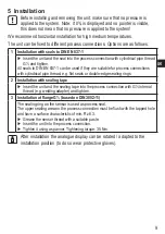 Предварительный просмотр 9 страницы IFM Electronic PG24 Series Operating Instructions Manual