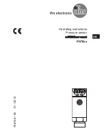 Preview for 1 page of IFM Electronic PN7000 Operating Instructions Manual