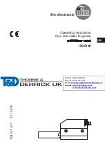 Предварительный просмотр 1 страницы IFM Electronic SD5100 Operating Instructions Manual