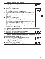 Предварительный просмотр 21 страницы IFM Electronic SD8000 Operating Instructions Manual