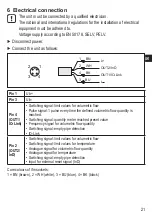 Preview for 21 page of IFM Electronic SM2000 Operating Instructions Manual