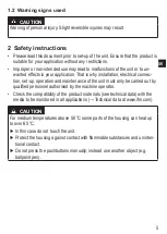 Предварительный просмотр 5 страницы IFM Electronic SM9000 Operating Instructions Manual