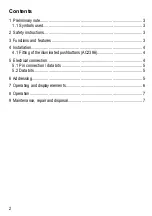 Preview for 2 page of IFM AC2386 Operating Instructions Manual