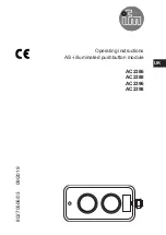 IFM AC2396 Operating Instructions Manual preview