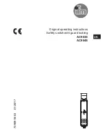 IFM AC903S Original Operating Instructions preview