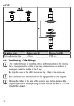 Preview for 10 page of IFM ANT420 Operating Instructions Manual