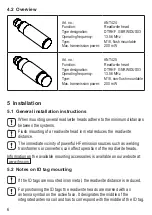 Предварительный просмотр 6 страницы IFM ANT424 Installation Instructions Manual