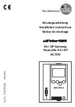 IFM AS interface AC1376 Installation Instructions Manual preview