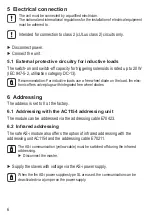 Предварительный просмотр 6 страницы IFM CompactLine AC2485 Operating Instructions Manual