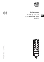 Preview for 1 page of IFM CR2033 Device Manual