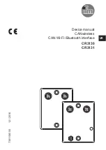 IFM CR3130 Device Manual preview