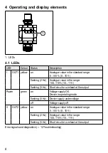 Preview for 8 page of IFM DP1223 Operating Instructions Manual