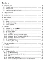 Preview for 2 page of IFM DTC600 Operating Instructions Manual