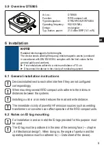 Preview for 9 page of IFM DTE801 Operating Instructions Manual