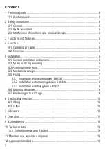 Preview for 2 page of IFM DTI600 Installation Instructions Manual