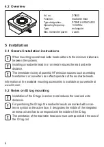 Preview for 6 page of IFM DTI600 Installation Instructions Manual