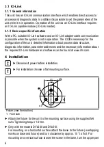 Preview for 6 page of IFM DV 500 Series Operating Instructions Manual