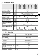 Предварительный просмотр 21 страницы IFM DV 500 Series Operating Instructions Manual