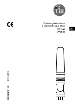 IFM DV15 Series Operating Instructions Manual preview