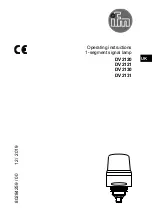 IFM DV2120 Operating Instructions Manual предпросмотр